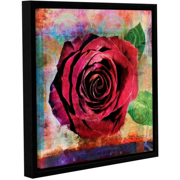 ArtWall Elena Ray "Rose" Gallery-Wrapped Floater-Framed Canvas