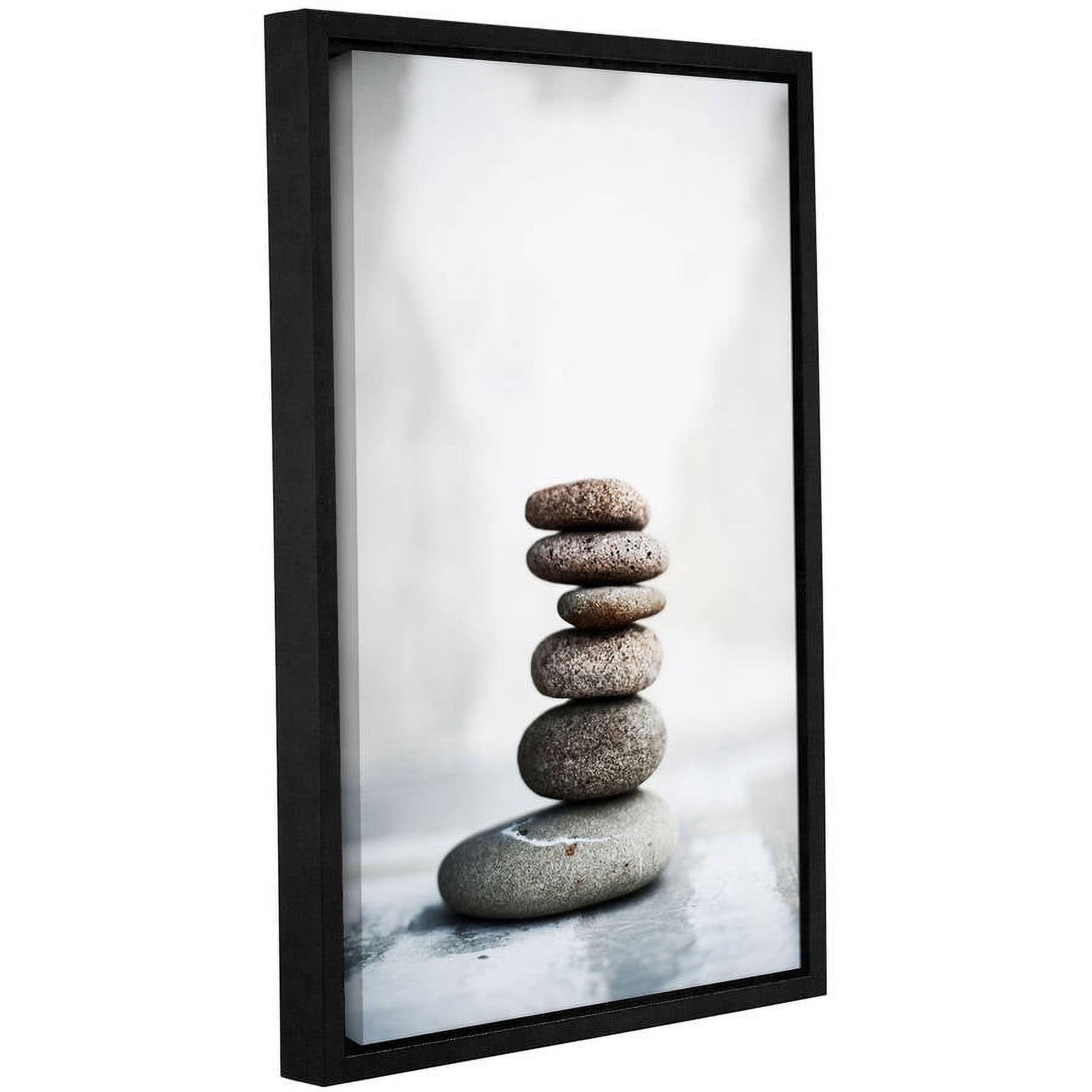 ArtWall Elena Ray "Sea Stones 2" Gallery-wrapped Floater-framed Canvas