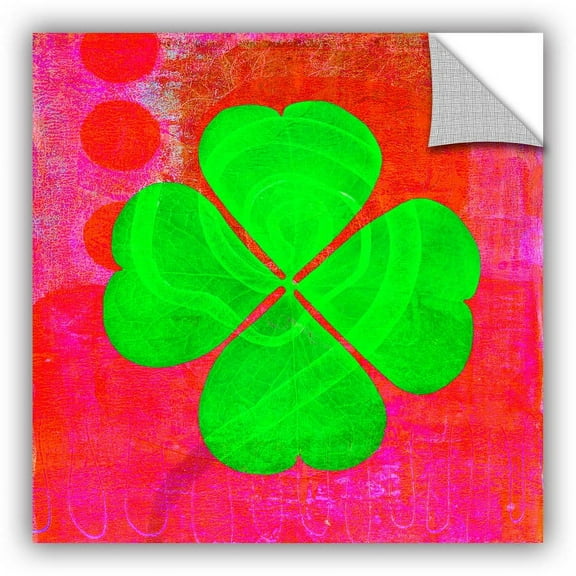 ArtWall Elena Ray "Shamrock" Art Appeals Removable Wall Art