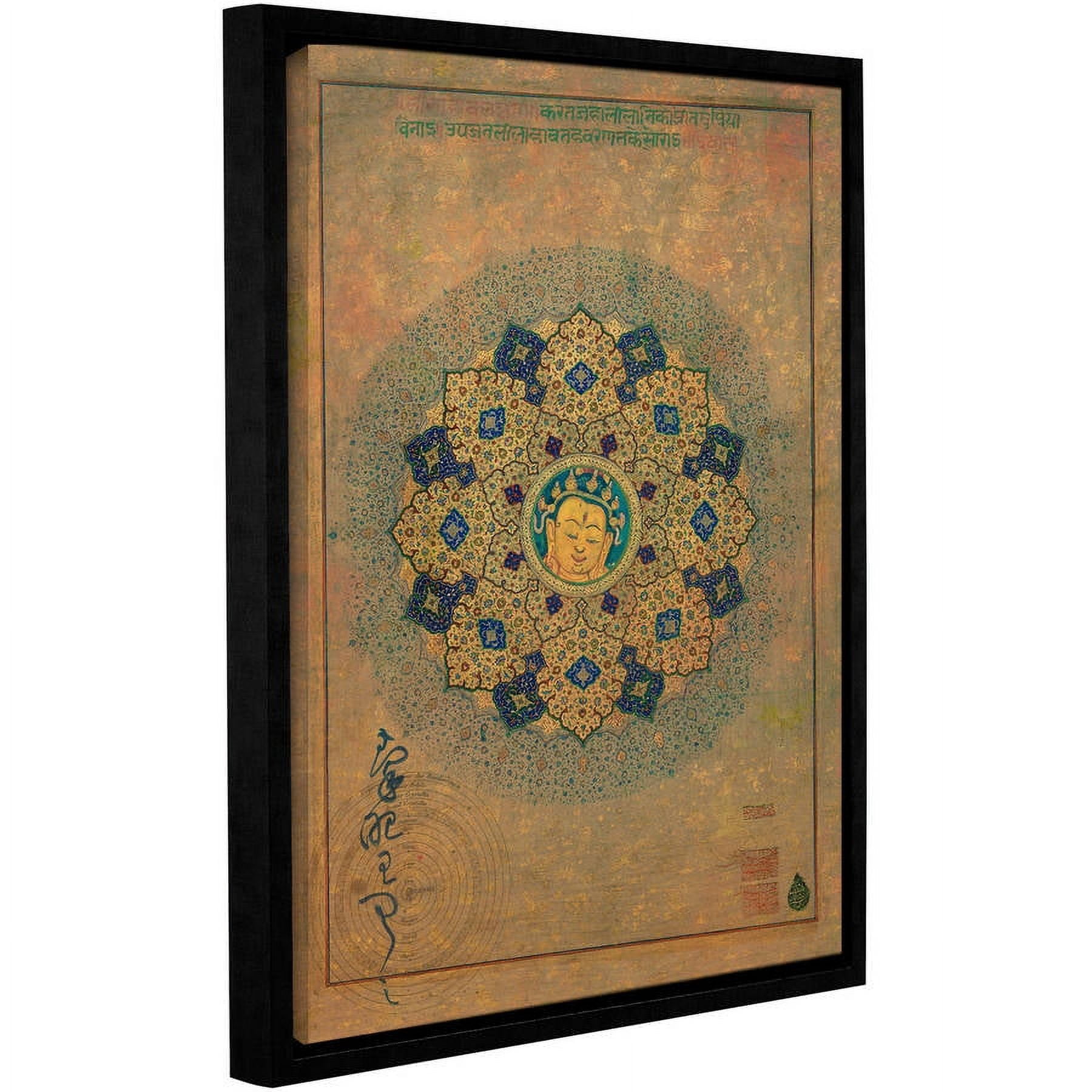 ArtWall Elena Ray "Smiling Buddha" Gallery-wrapped Floater-framed Canvas