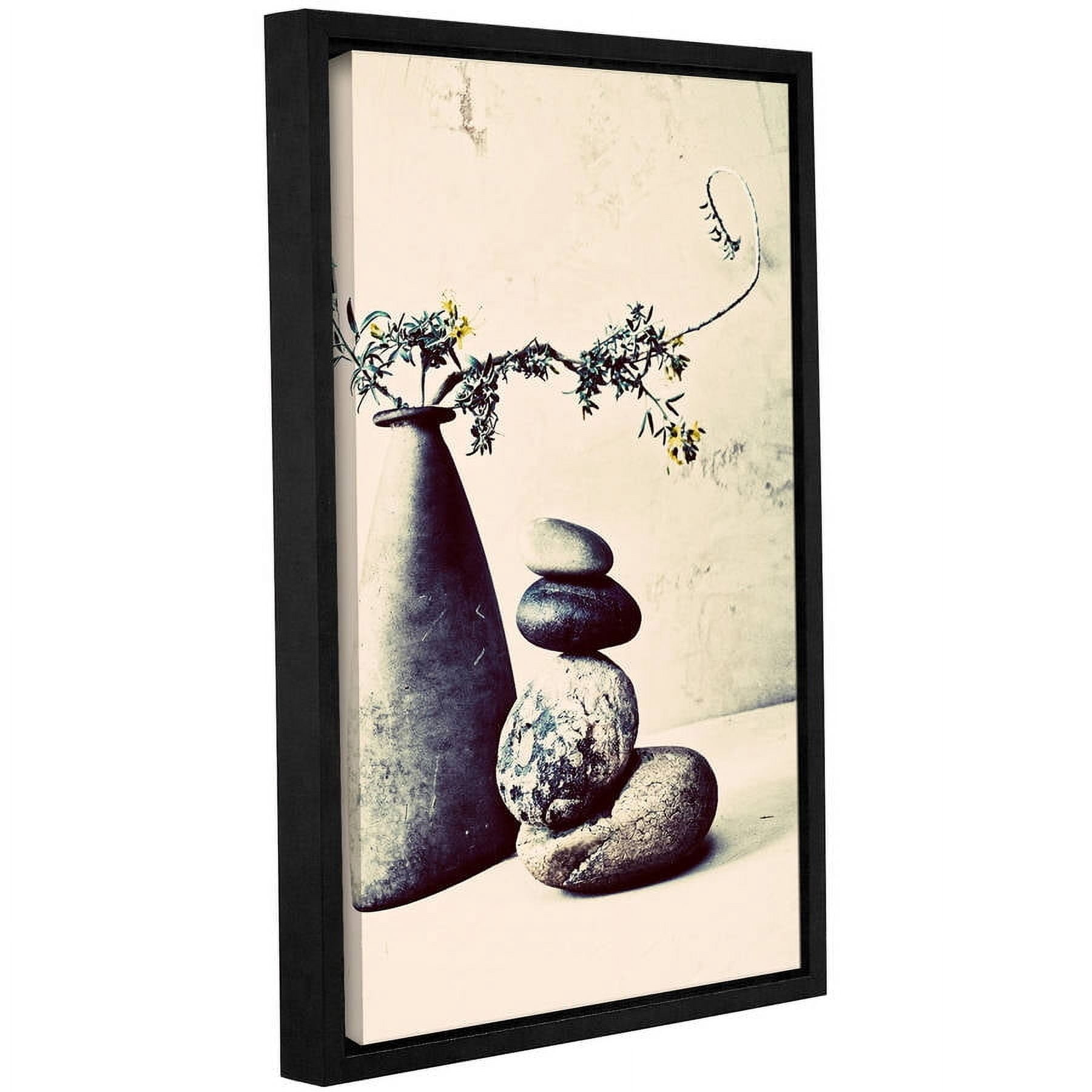 ArtWall Elena Ray "Stones And Vase" Gallery-wrapped Floater-framed Canvas