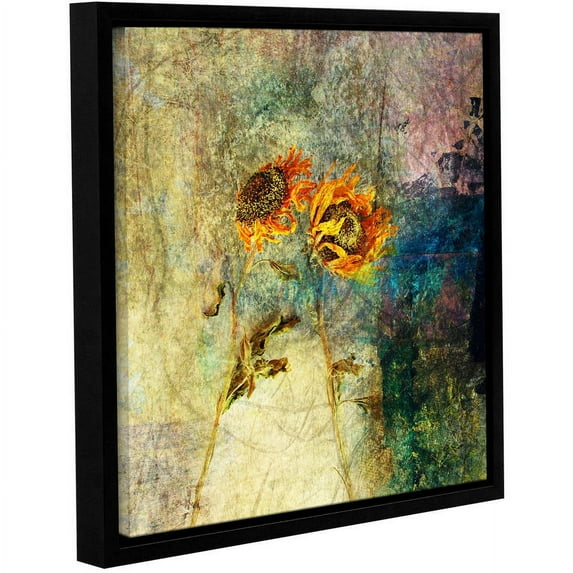 ArtWall Elena Ray "Sunflowers" Gallery-wrapped Floater-framed Canvas