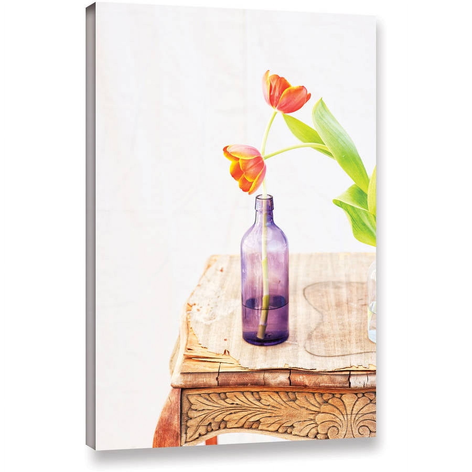ArtWall Elena Ray "Tulips" Gallery-wrapped Canvas