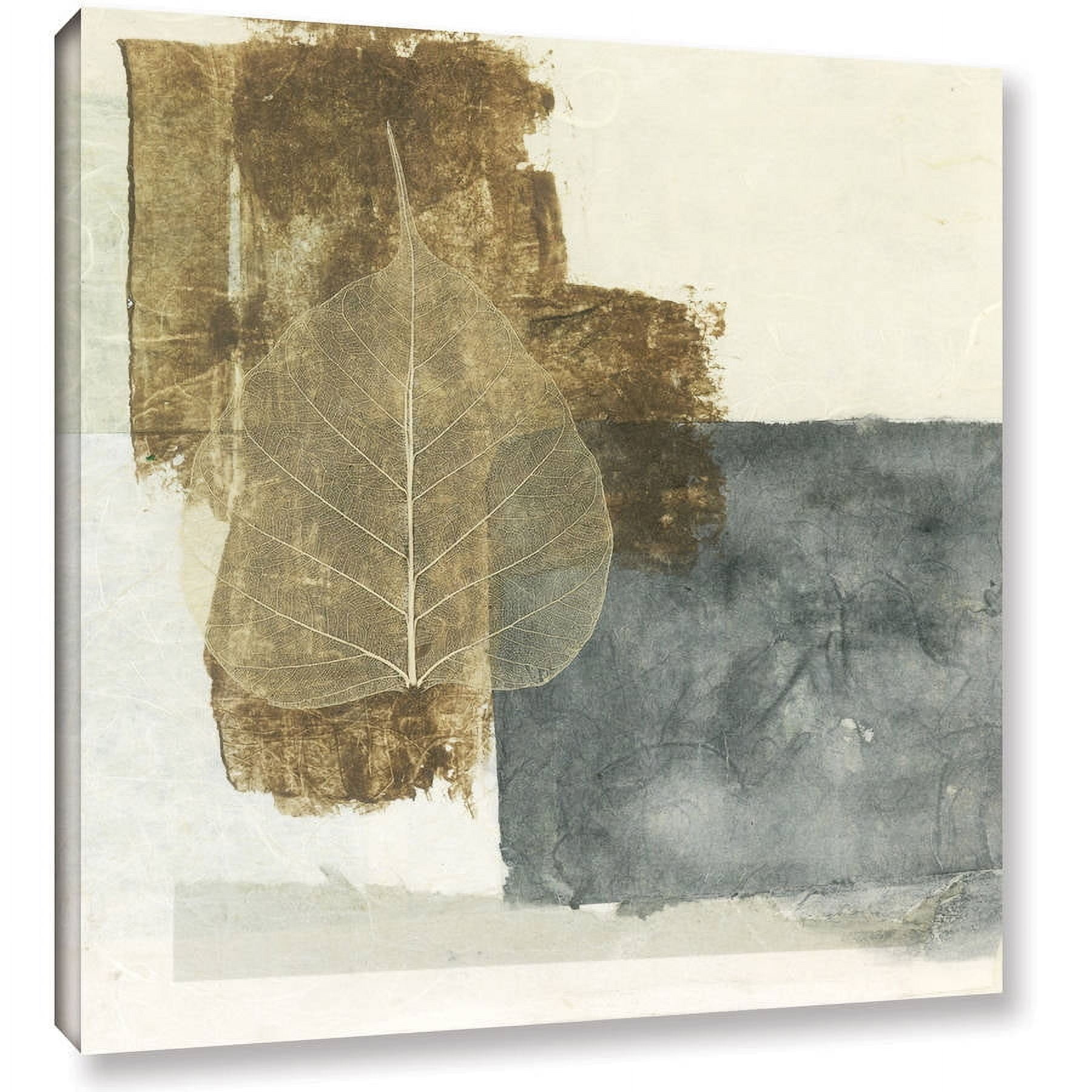 ArtWall Elena Ray "Wabi-Sabi Bodhi Leaf Collage 5" Gallery-wrapped Canvas