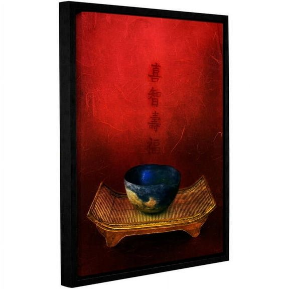 ArtWall Elena Ray "Wisdom, Happiness, Longevity, Fortune" Gallery-wrapped Floater-framed Canvas
