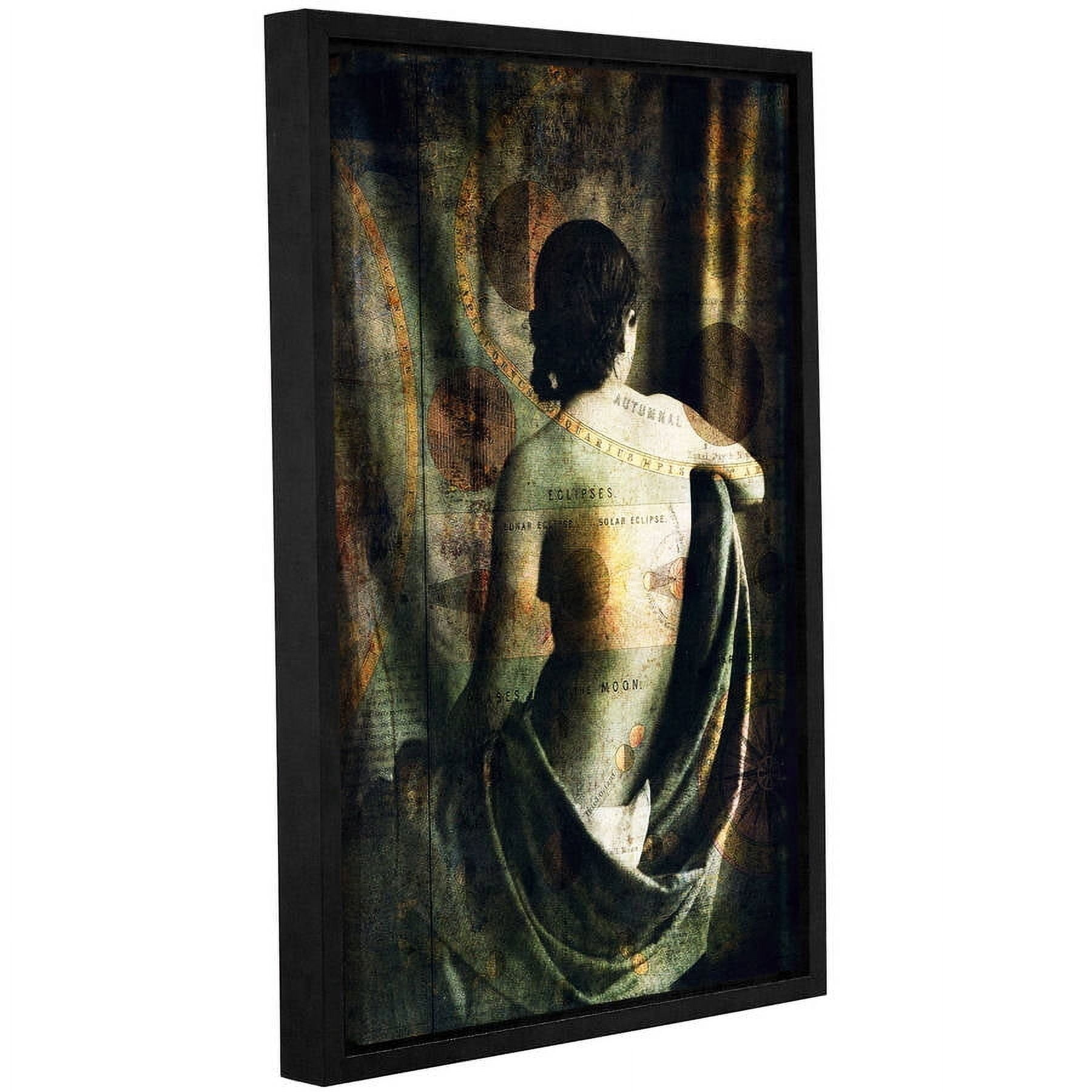 ArtWall Elena Ray "Woman Of The Sun And Moon" Gallery-wrapped Floater-framed Canvas