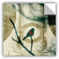 ArtWall Elena Ray "Yoga Bird" Art Appeals Removable Wall Art