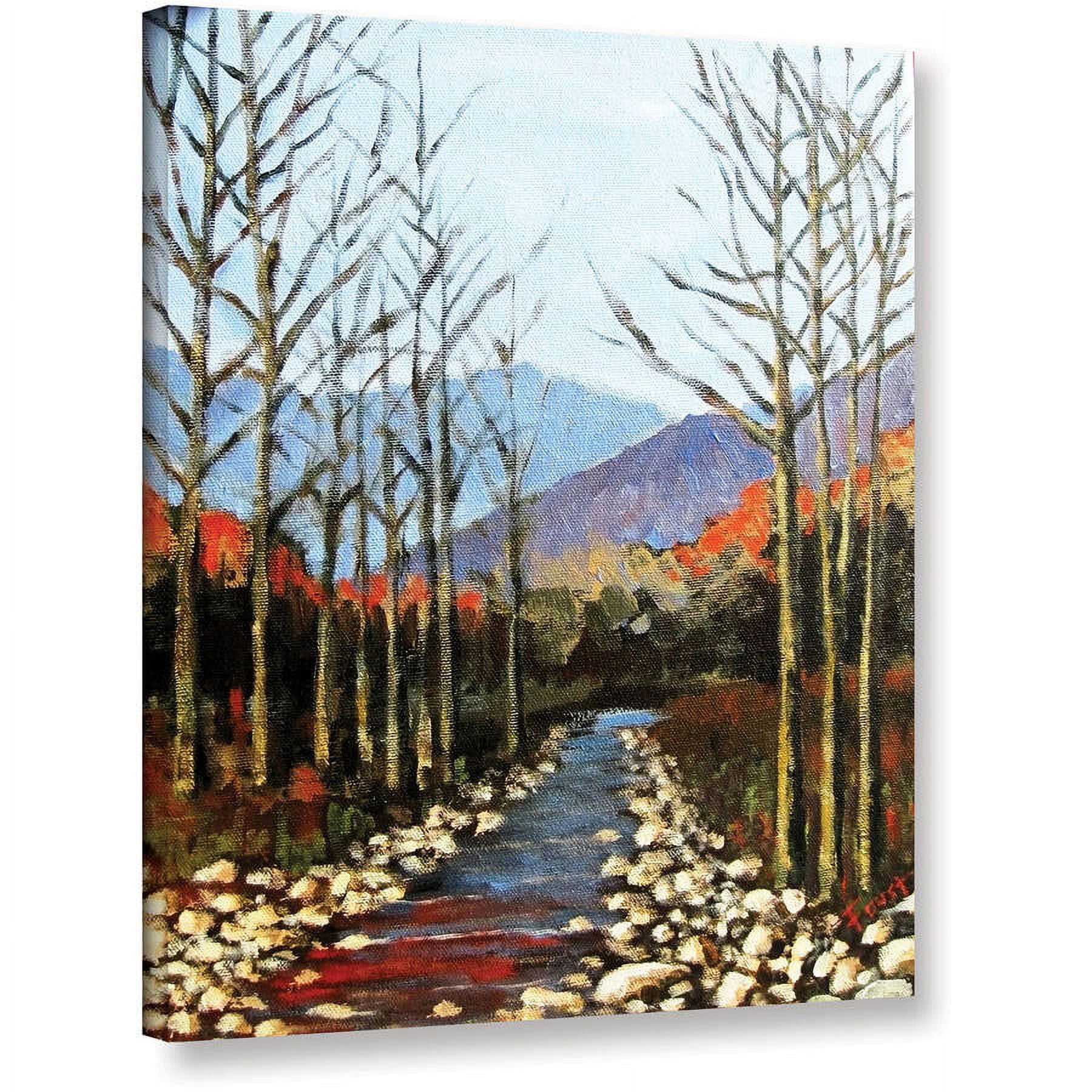 ArtWall Gene Foust "Autumn Rising" Gallery-Wrapped Canvas Art