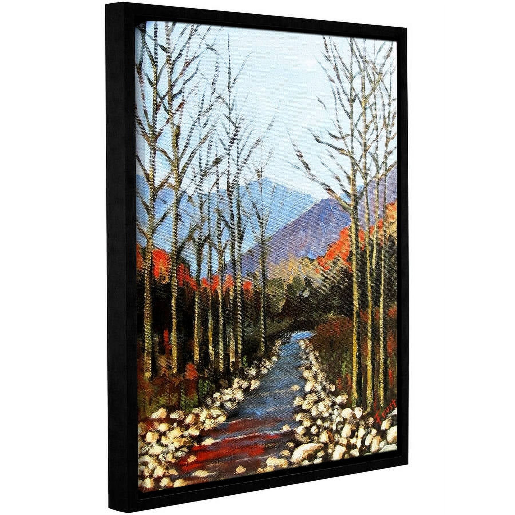 ArtWall Gene Foust "Autumn Rising" Gallery-Wrapped Floater-Framed Canvas