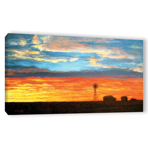 ArtWall Gene Foust "Farmville" Gallery-Wrapped Canvas