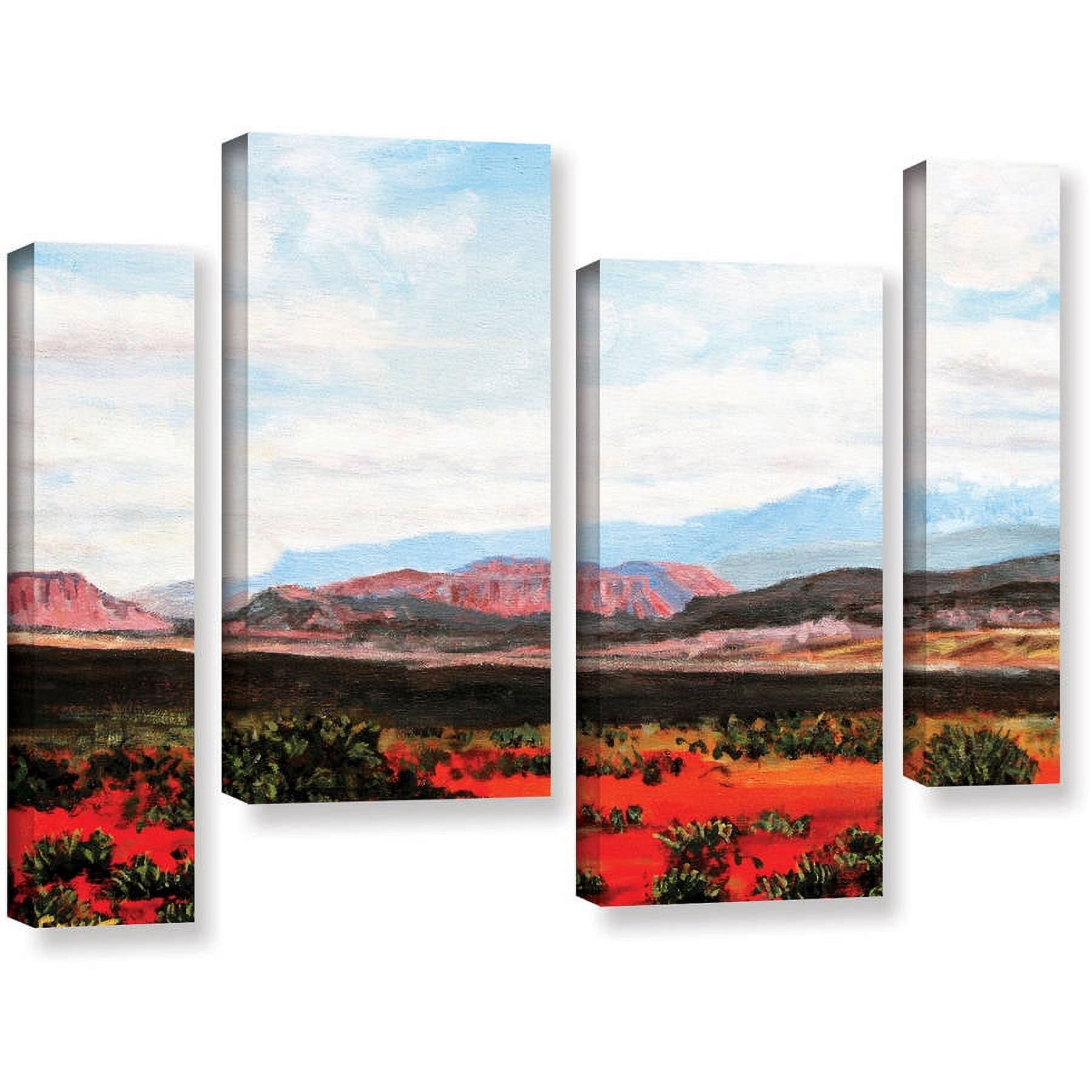 ArtWall Gene Foust "Joyride" 4-Piece Gallery-Wrapped Canvas Staggered Set