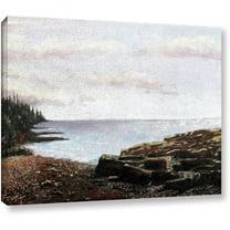 ArtWall Gene Foust "Lake Side" Gallery-Wrapped Canvas Art