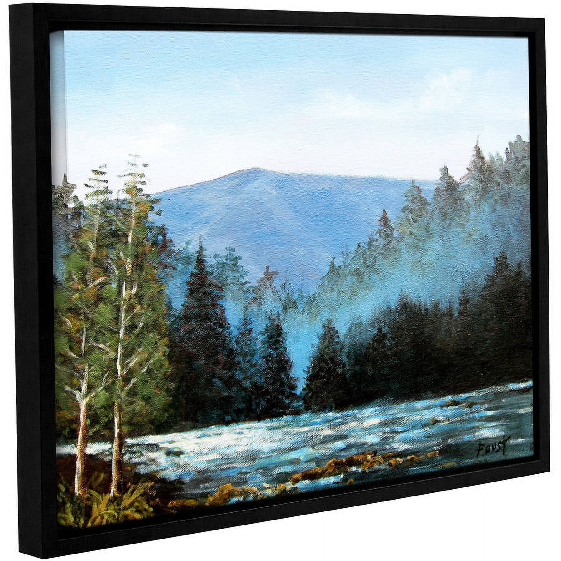 ArtWall Gene Foust "Let Go" Gallery-Wrapped Floater-Framed Canvas