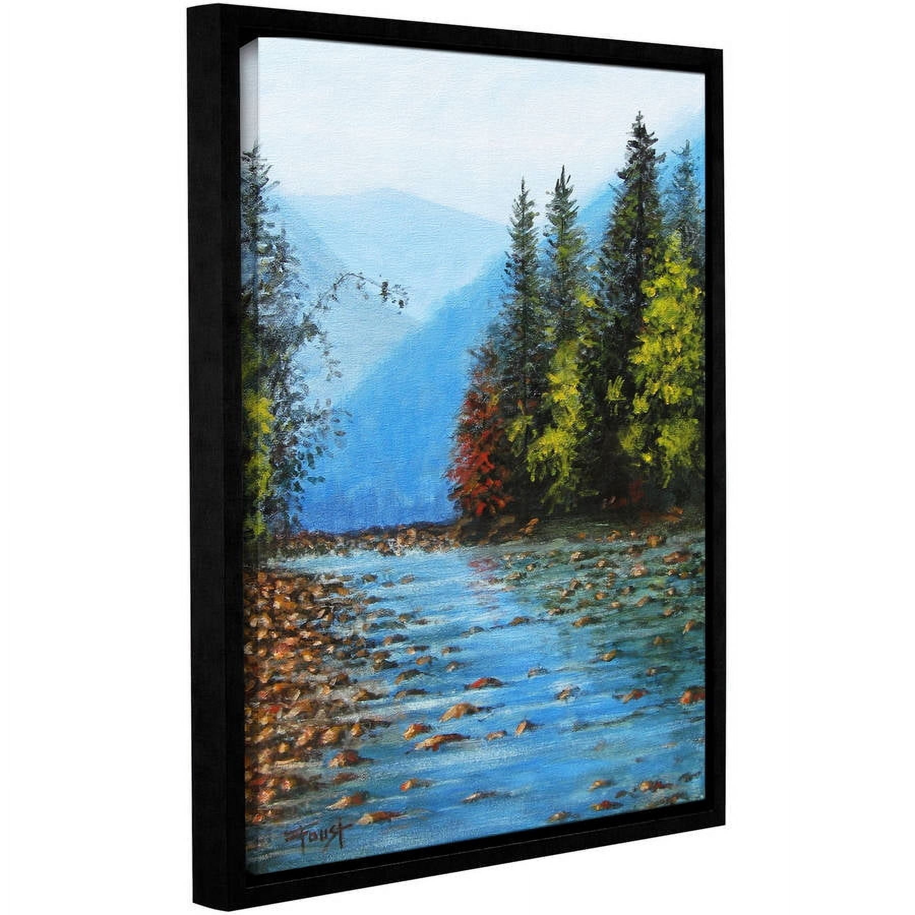 ArtWall Gene Foust "Purified" Gallery-Wrapped Floater-Framed Canvas