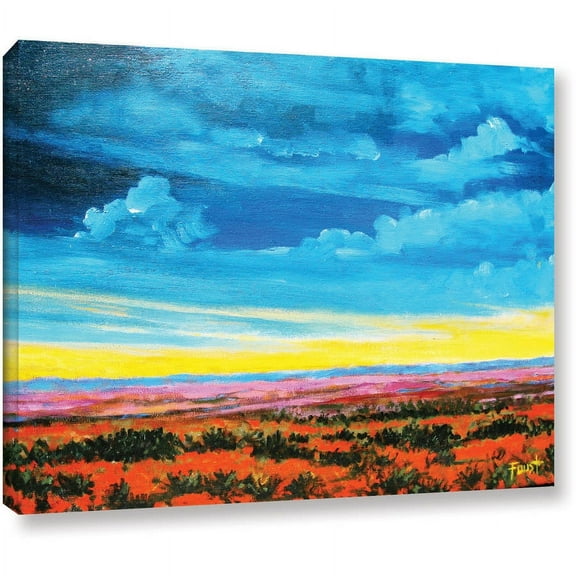 ArtWall Gene Foust "Riders On The Storm" Gallery-Wrapped Canvas Art