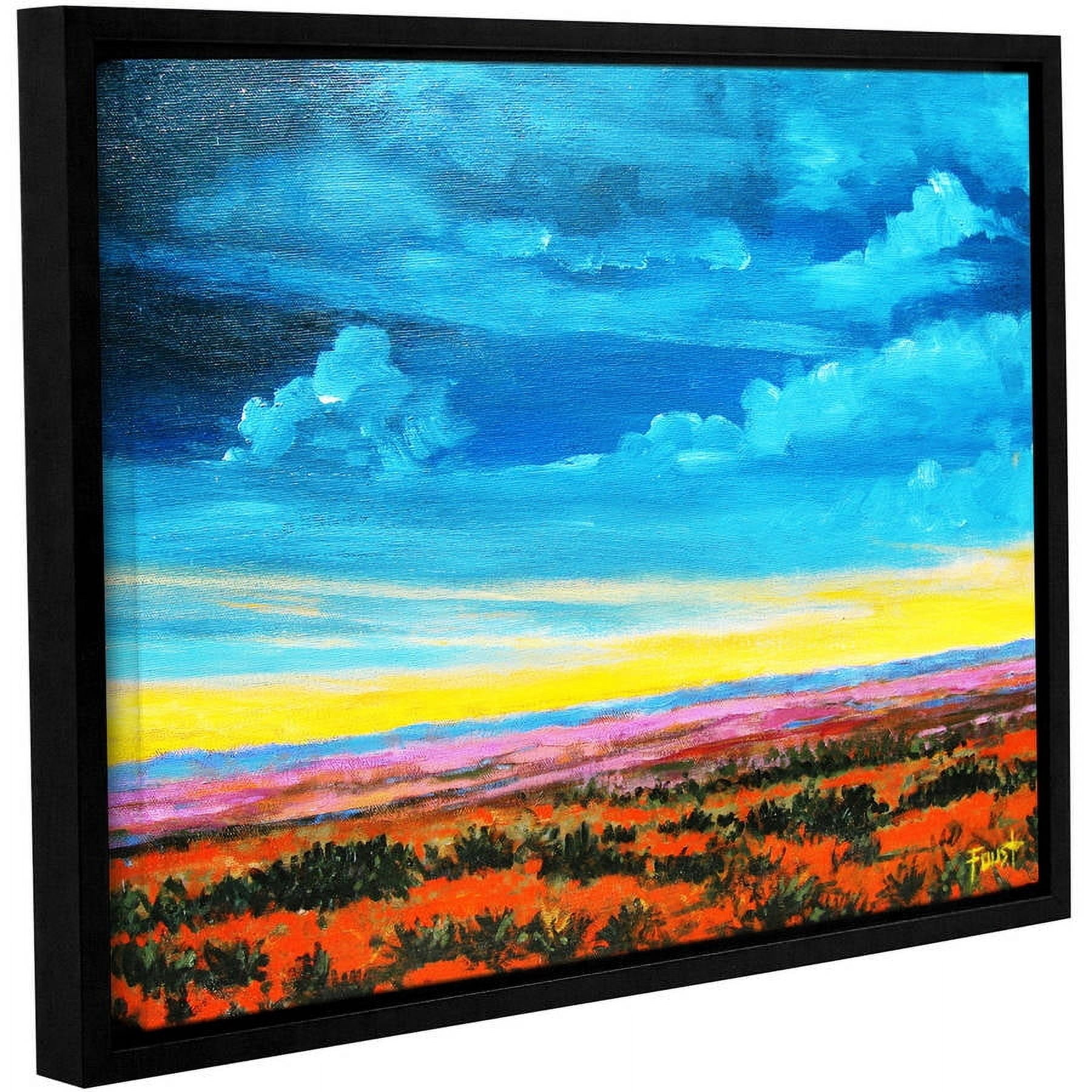 ArtWall Gene Foust "Riders on the Storm" Gallery-Wrapped Floater-Framed Canvas