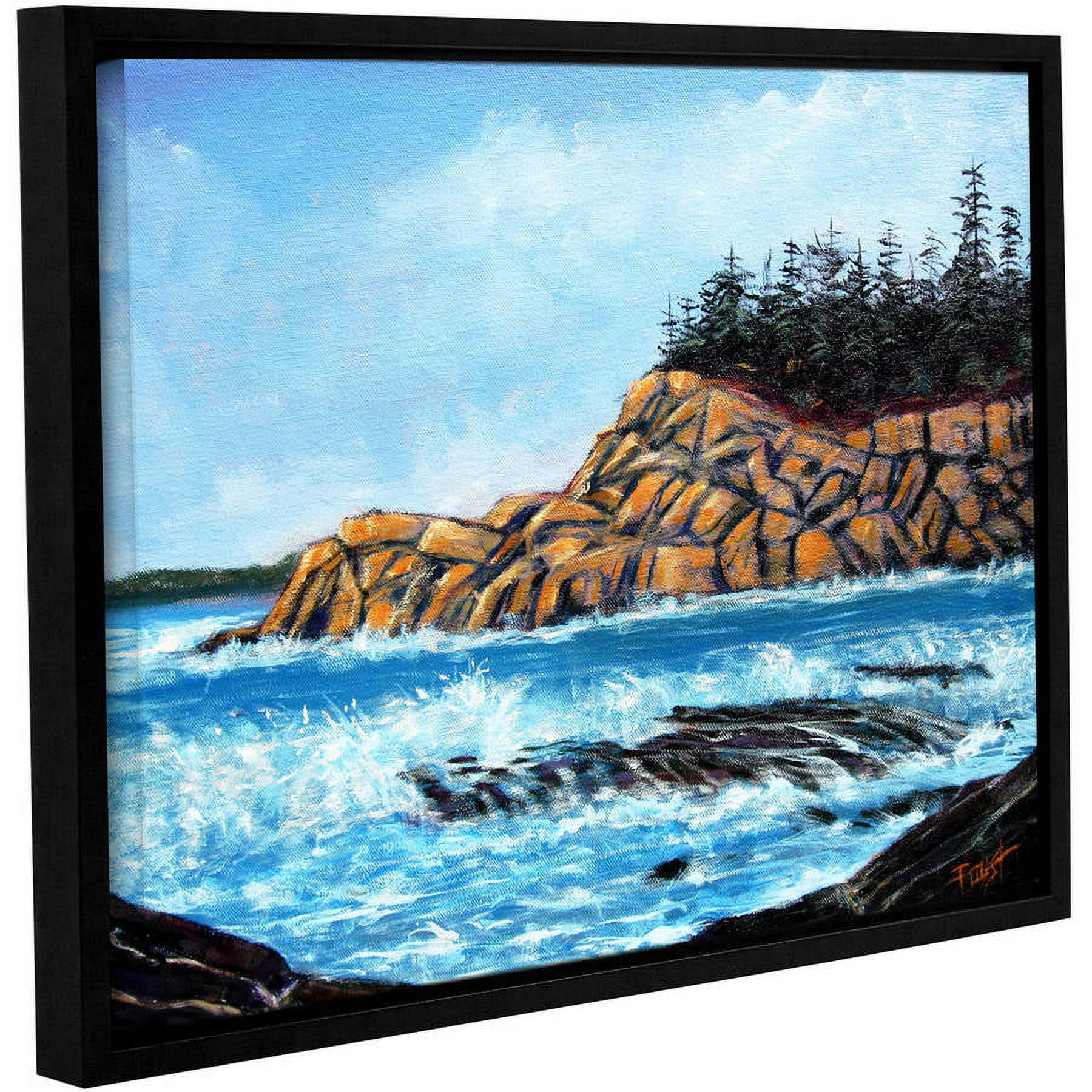 ArtWall Gene Foust "Roll Tide" Gallery-Wrapped Floater-Framed Canvas