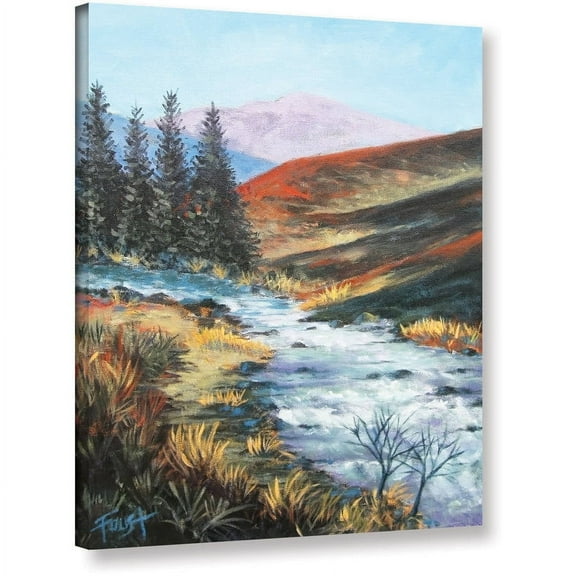 ArtWall Gene Foust "Rolling Rapids" Gallery-Wrapped Canvas Art