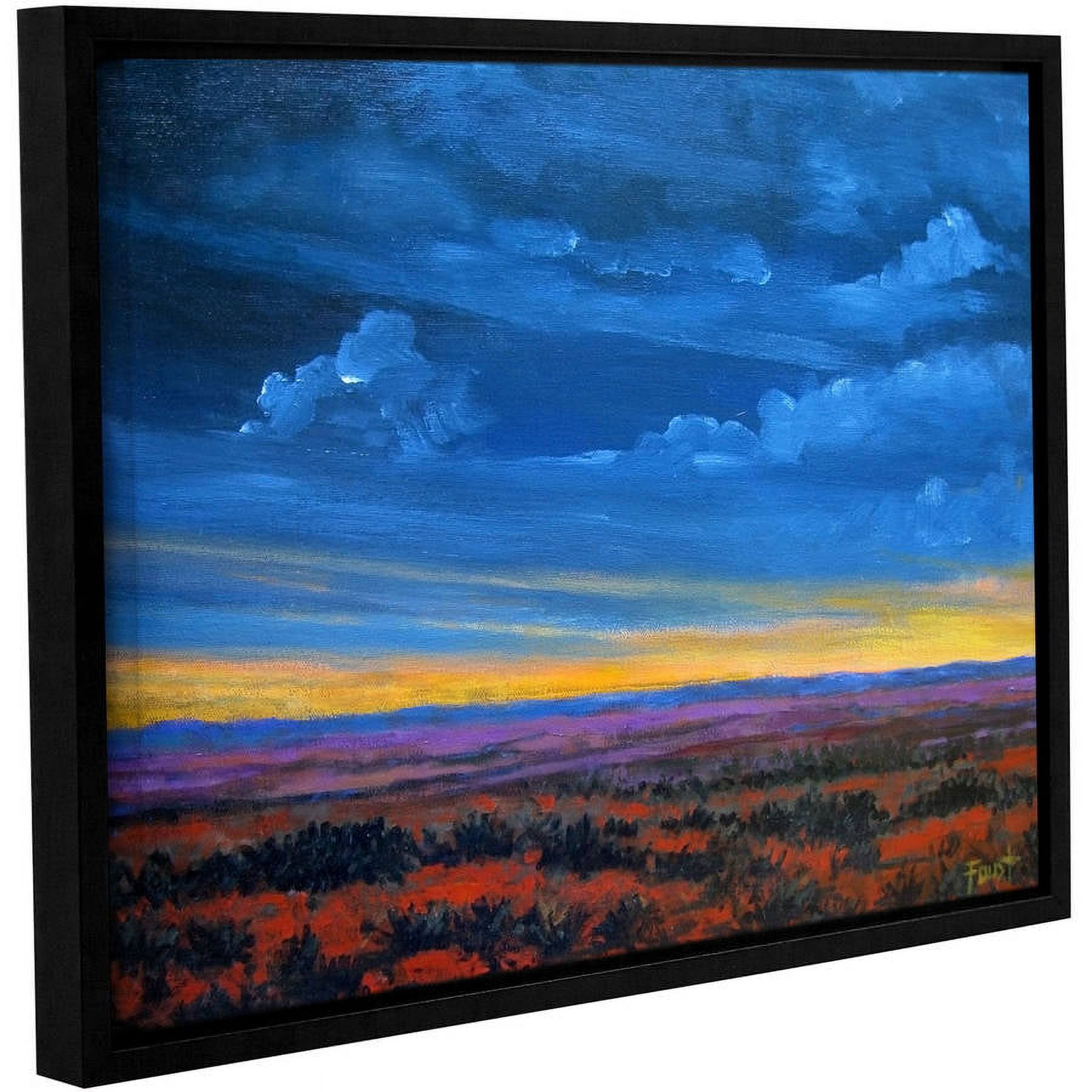 ArtWall Gene Foust "Shadow Moses" Gallery-Wrapped Floater-Framed Canvas
