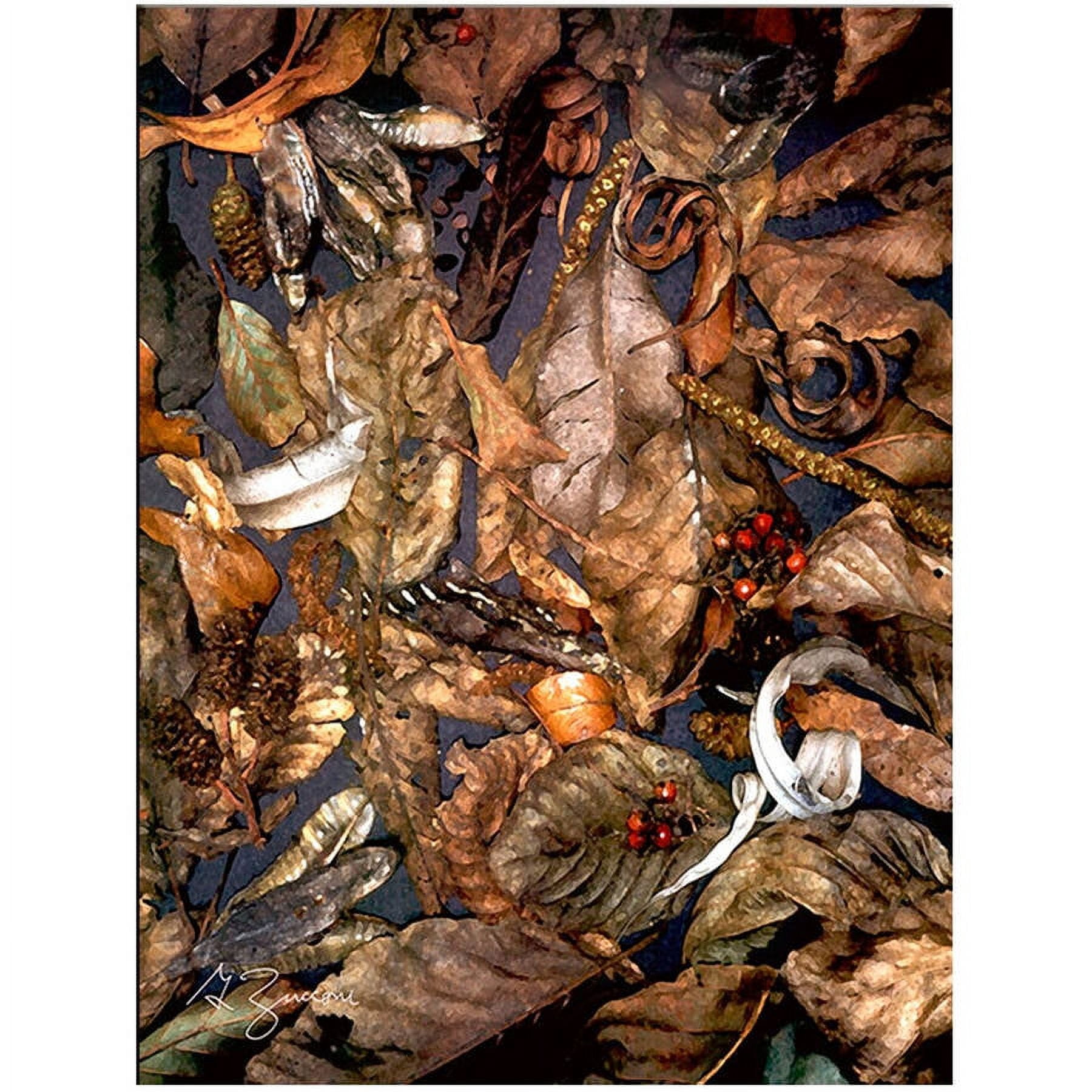 ArtWall George Zucconi "Autumn Sonata" Wrapped Canvas