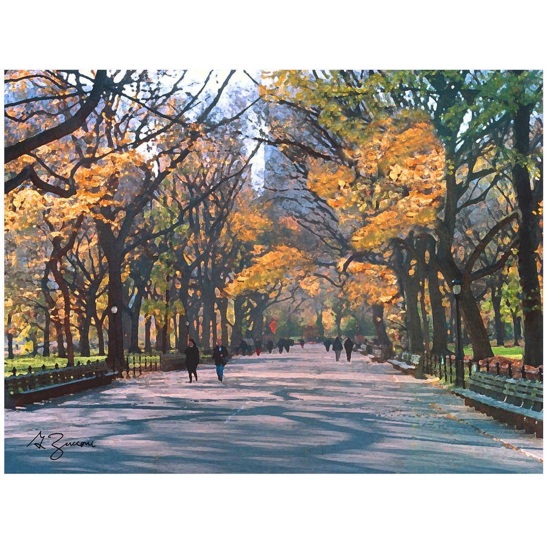 ArtWall George Zucconi "Central Park" Wrapped Canvas