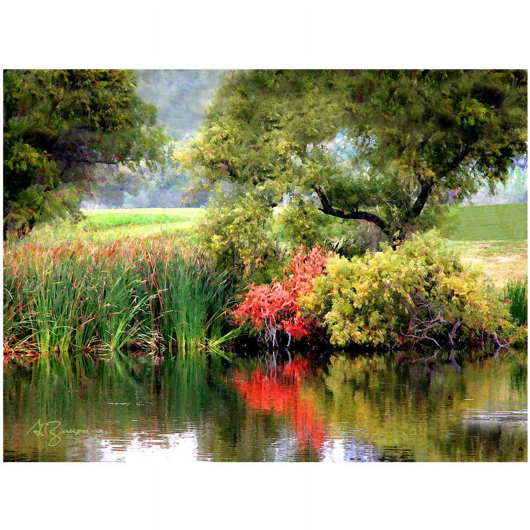 ArtWall George Zucconi "Santee Lakes" Wrapped Canvas