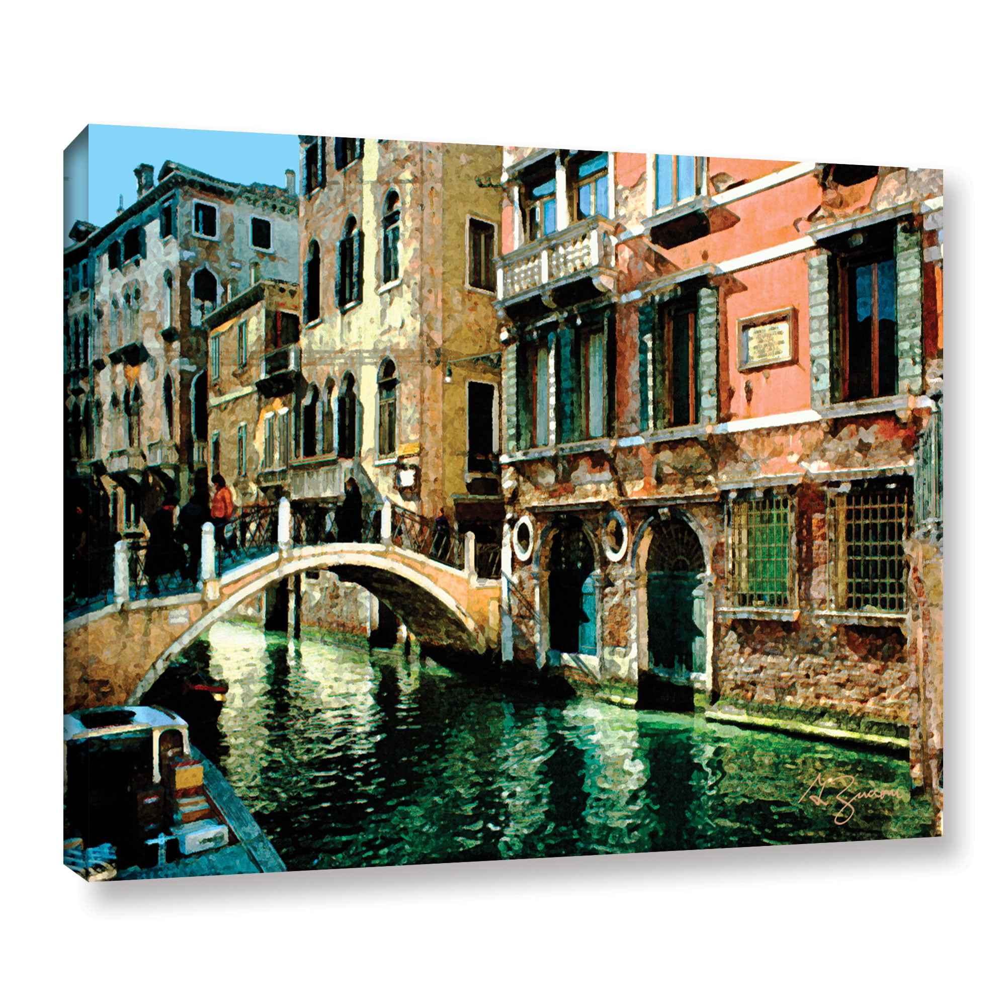ArtWall George Zucconi Venice Canal Wall Art