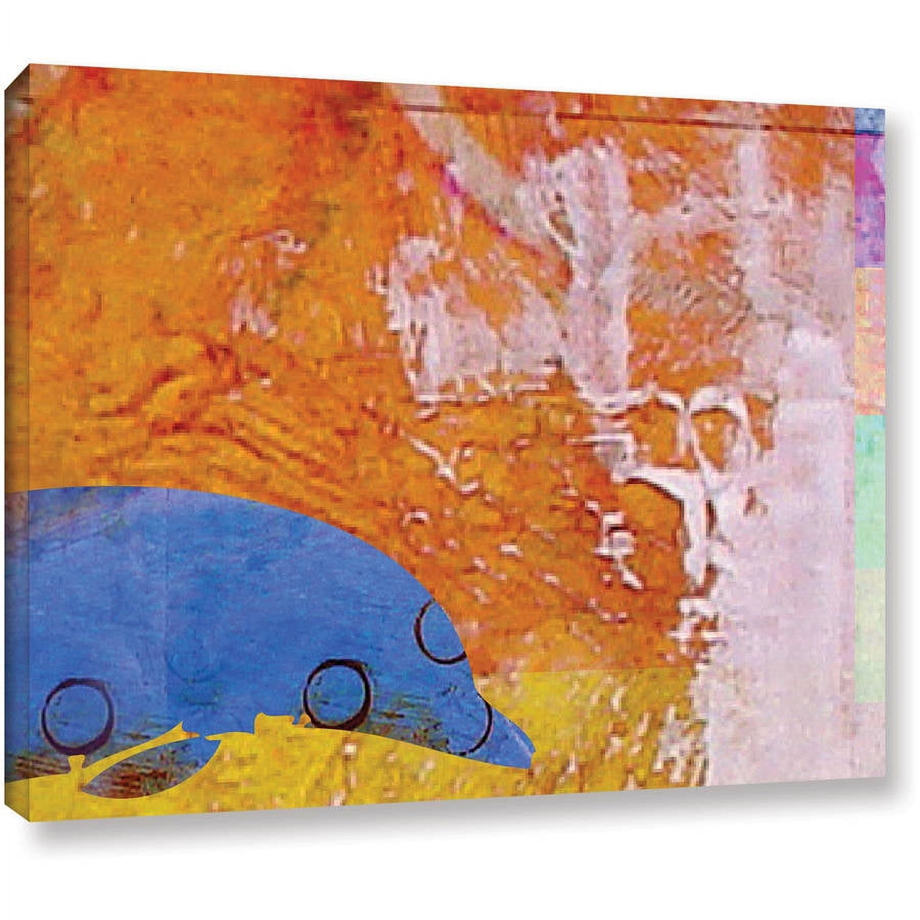 ArtWall Greg Simanson "Dolphin" Gallery-wrapped Canvas
