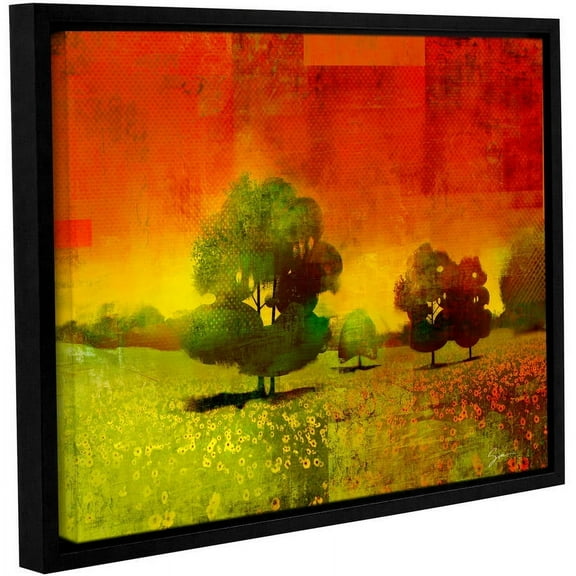 ArtWall Greg Simanson "Drenched Grace" Gallery-Wrapped Floater-Framed Canvas