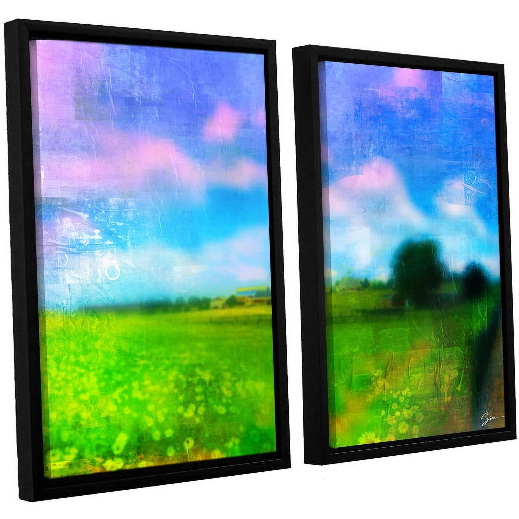 ArtWall Greg Simanson "Homeland" 2-Piece Floater Framed Canvas Set
