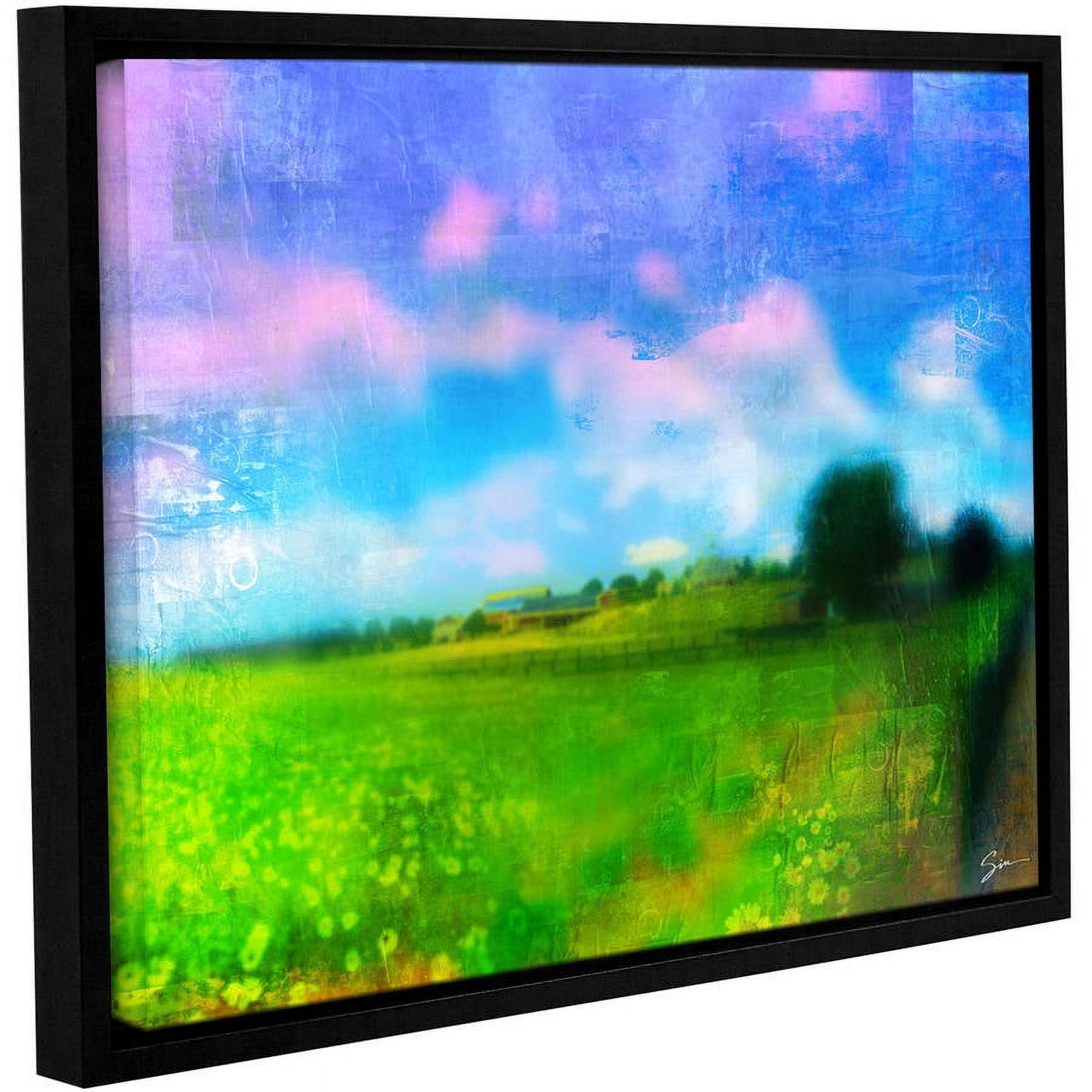 ArtWall Greg Simanson "Homeland" Gallery-Wrapped Floater-Framed Canvas