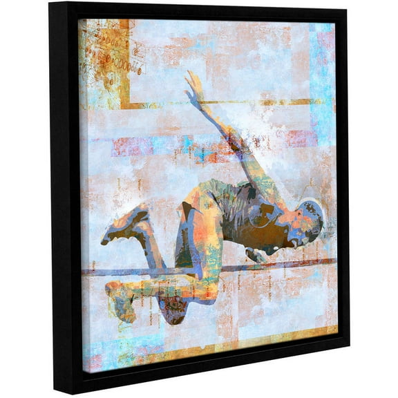 ArtWall Greg Simanson "Jump" Gallery-Wrapped Floater-Framed Canvas