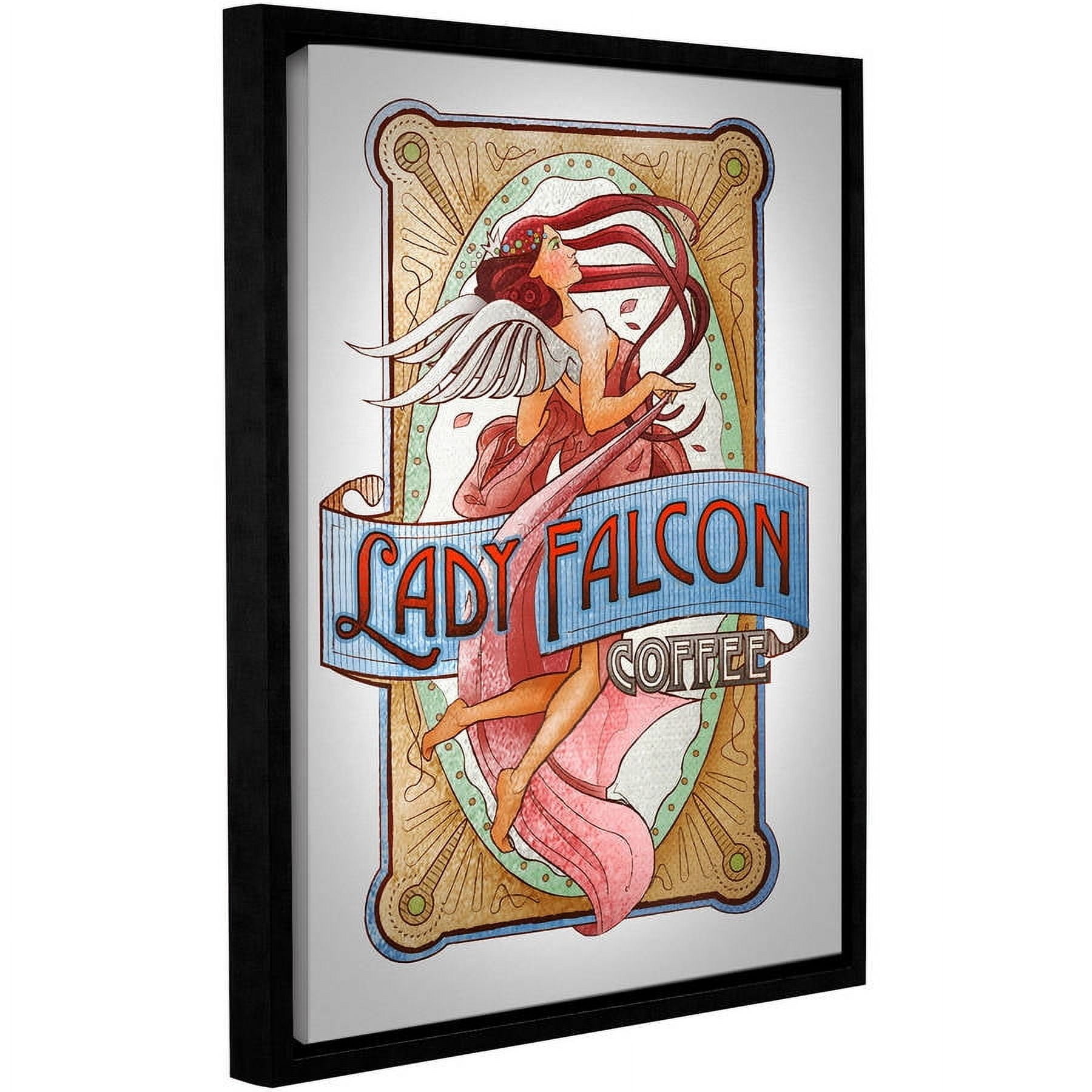 ArtWall Greg Simanson "LFC II" Gallery-Wrapped Floater-Framed Canvas