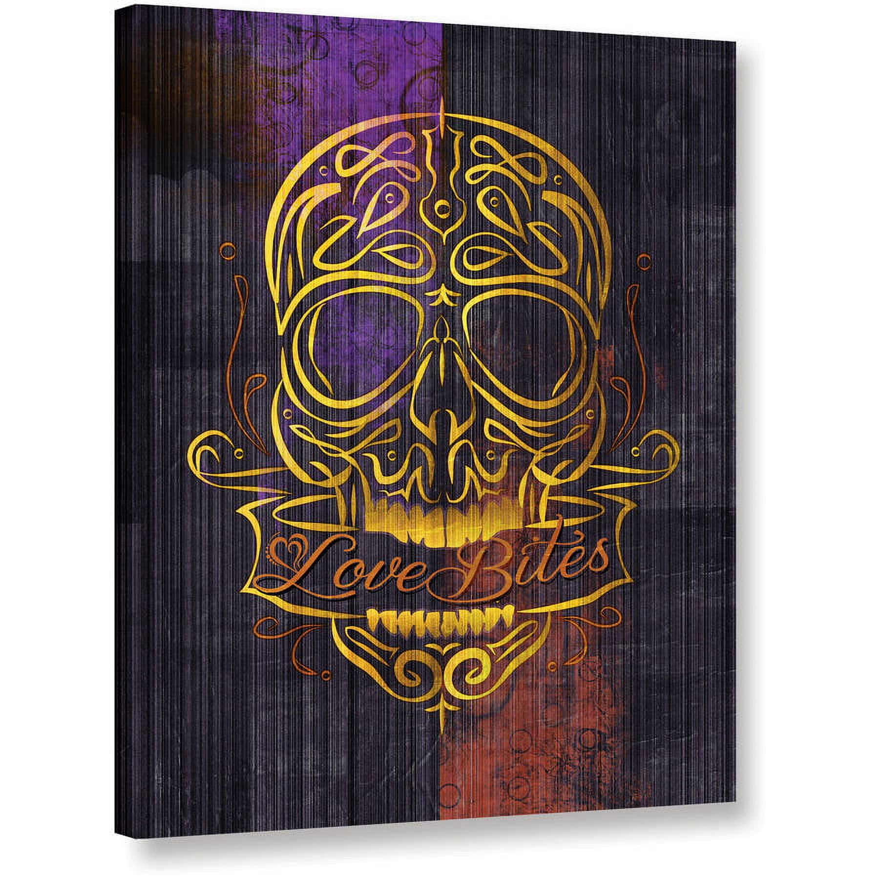 ArtWall Greg Simanson "Love Bites" Gallery-Wrapped Canvas