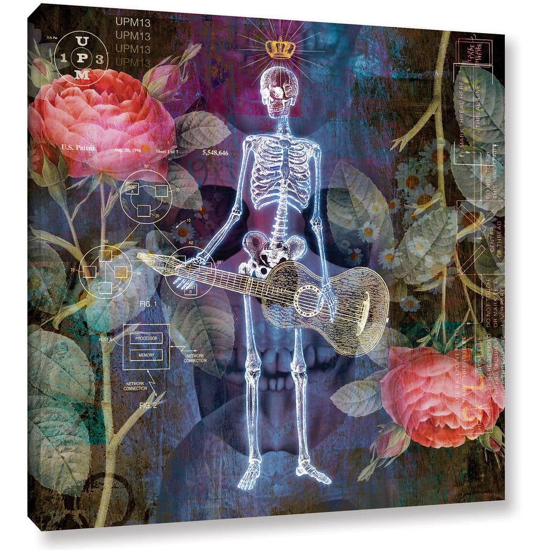 ArtWall Greg Simanson "Pats Mix13 IV" Gallery-Wrapped Canvas
