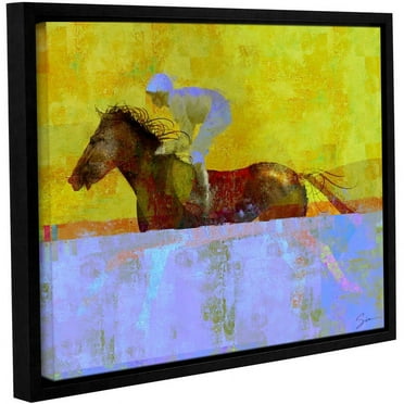 ArtWall Greg Simanson "Rising Steed" Gallery-Wrapped Floater-Framed Canvas