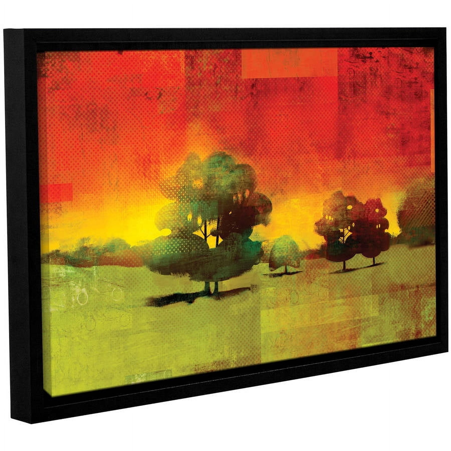 ArtWall Greg Simanson "Tree Study" Gallery-Wrapped Floater-Framed Canvas