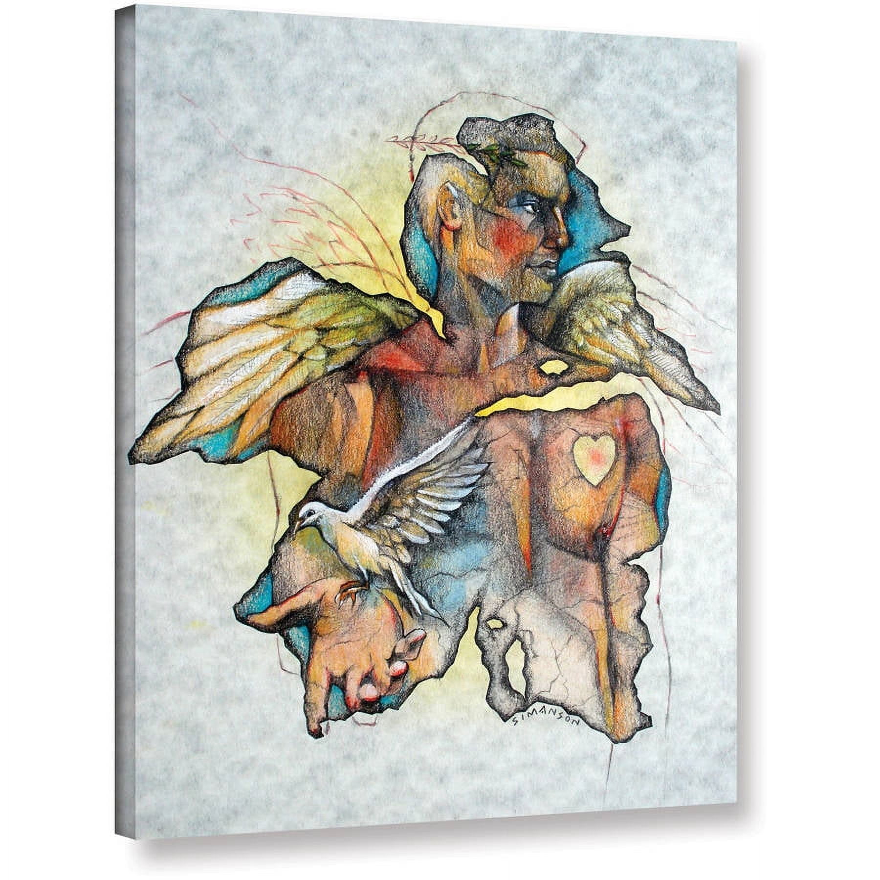 ArtWall Greg Simanson "Wonder III" Gallery-wrapped Canvas