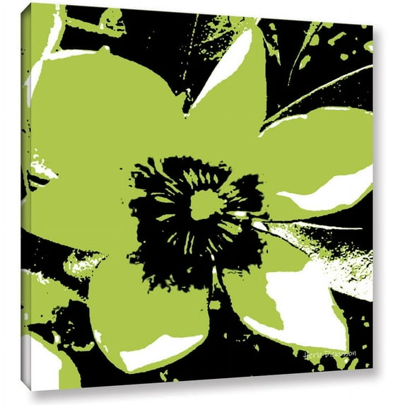 ArtWall Herb Dickinson "Blooming Green" Gallery-Wrapped Canvas Art