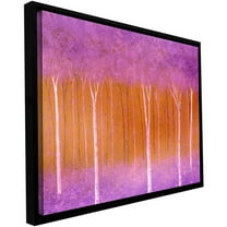 ArtWall Herb Dickinson "Cotton Candy Forest" Floater Framed Gallery-Wrapped Canvas