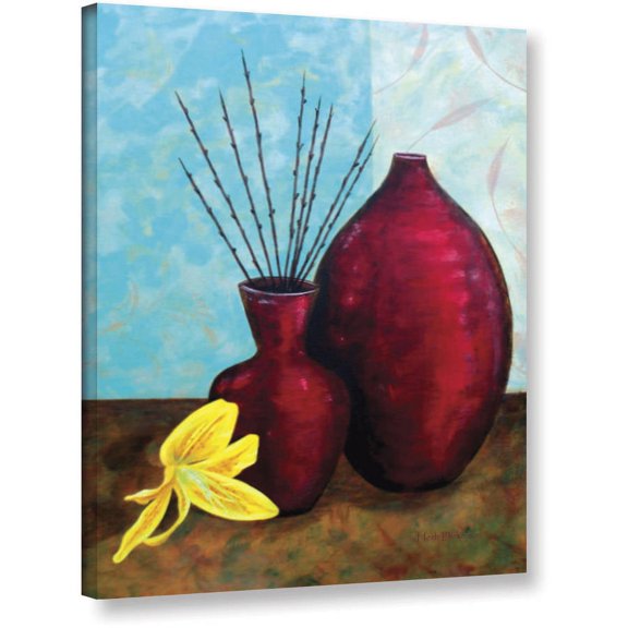 ArtWall Herb Dickinson "Crimson Pursuit II" Gallery-wrapped Canvas