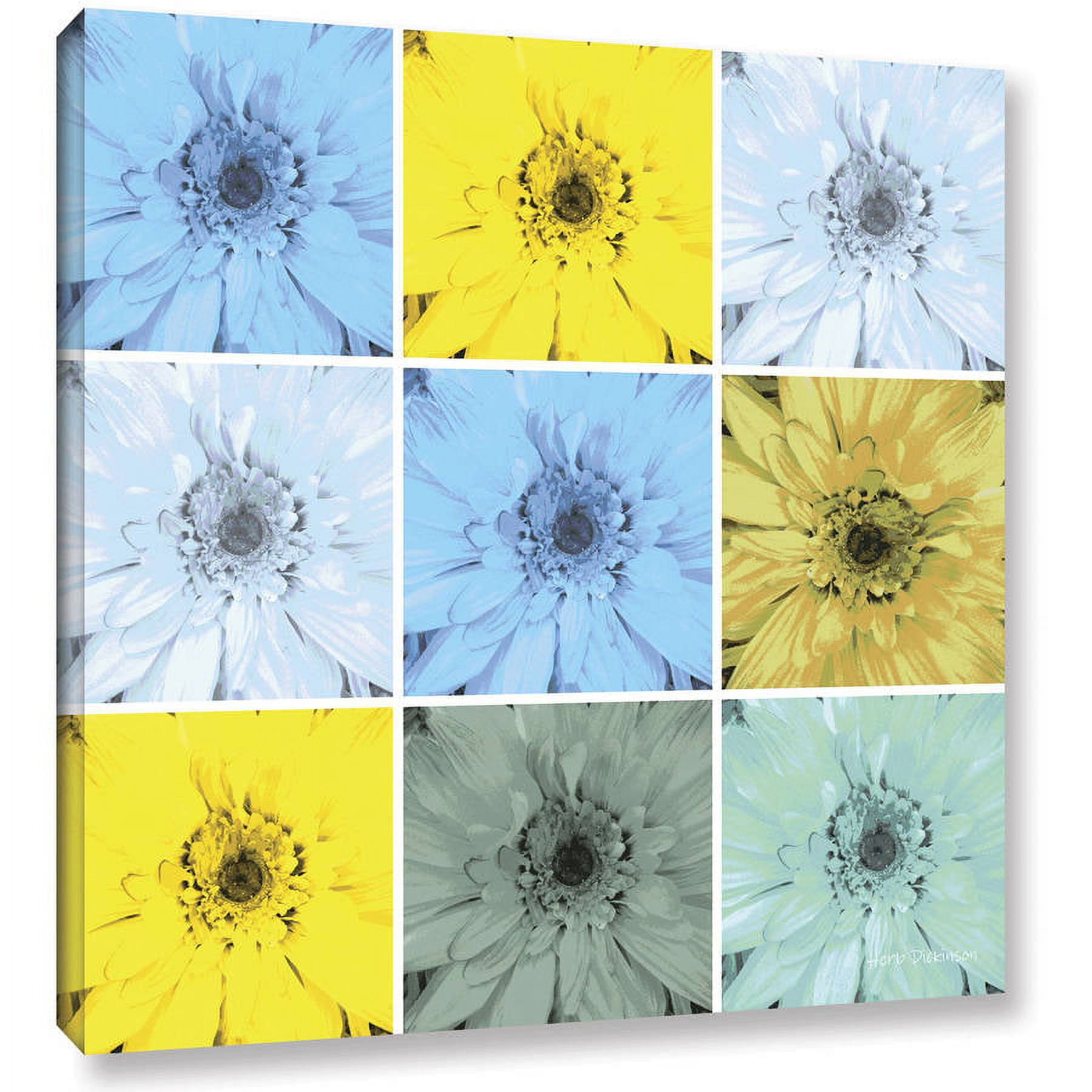 ArtWall Herb Dickinson "Flower Collage" Gallery-wrapped Canvas