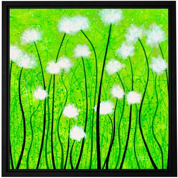 ArtWall Herb Dickinson "Fuzzy Feeling" Floater Framed Gallery-Wrapped Canvas