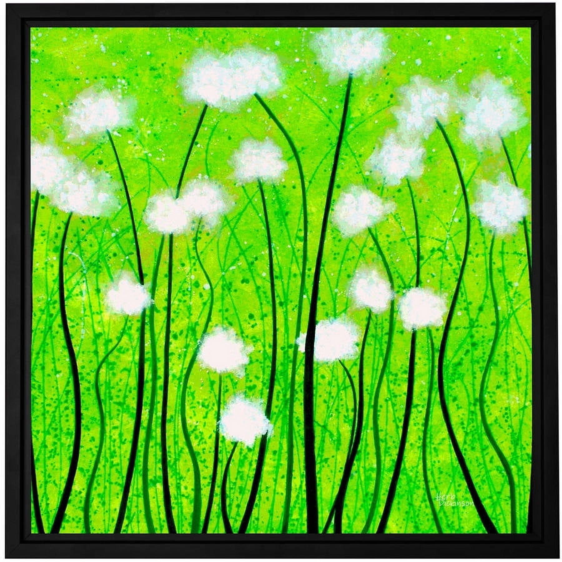 ArtWall Herb Dickinson "Fuzzy Feeling" Floater Framed Gallery-Wrapped Canvas