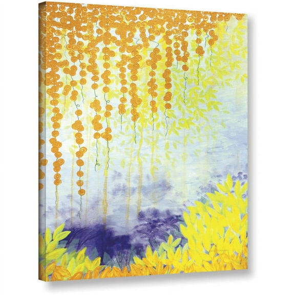 ArtWall Herb Dickinson "Golden Vines" Gallery-wrapped Canvas