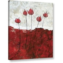 ArtWall Herb Dickinson "Hot Blooms III" Gallery-wrapped Canvas