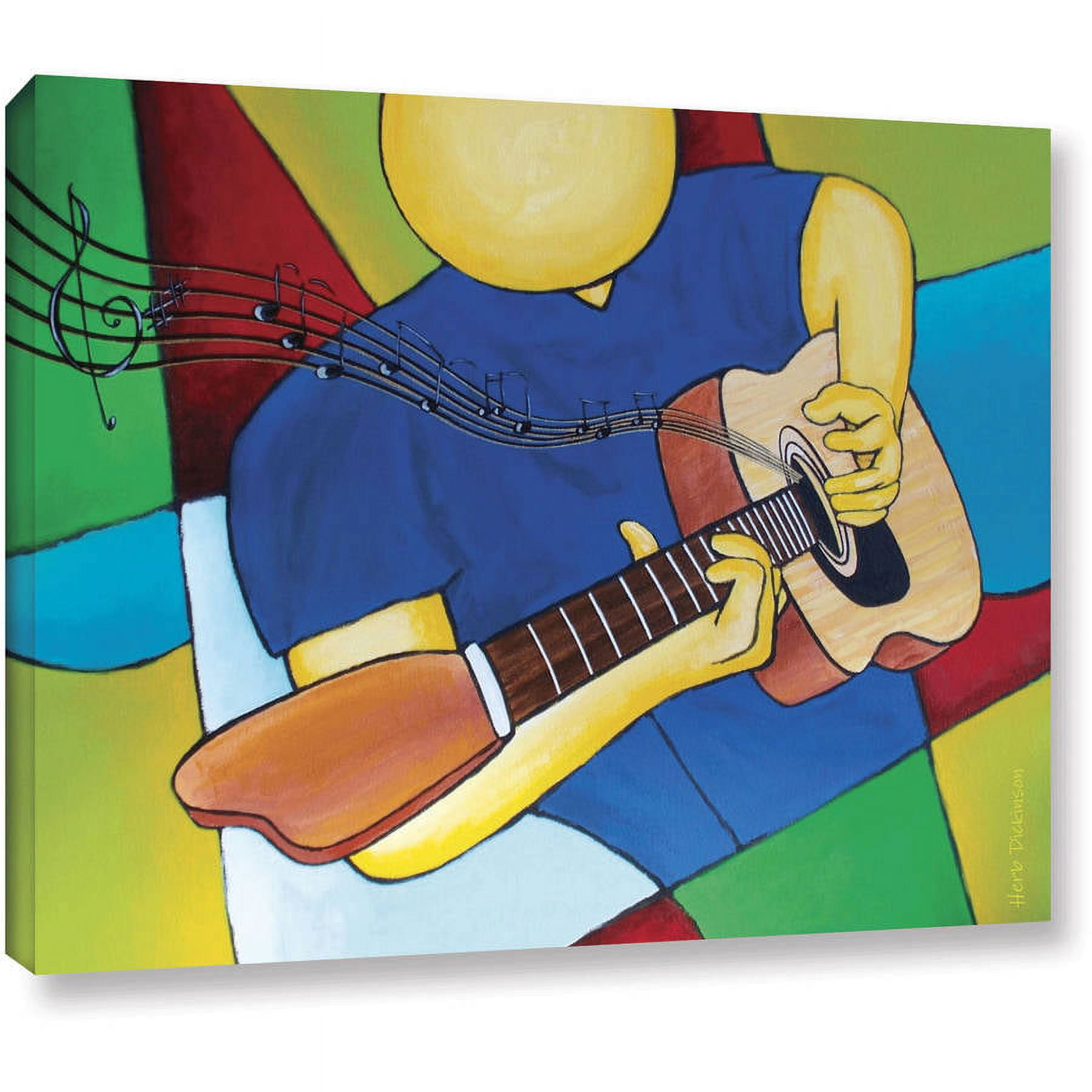 ArtWall Herb Dickinson "Mystic Blues" Gallery-wrapped Canvas