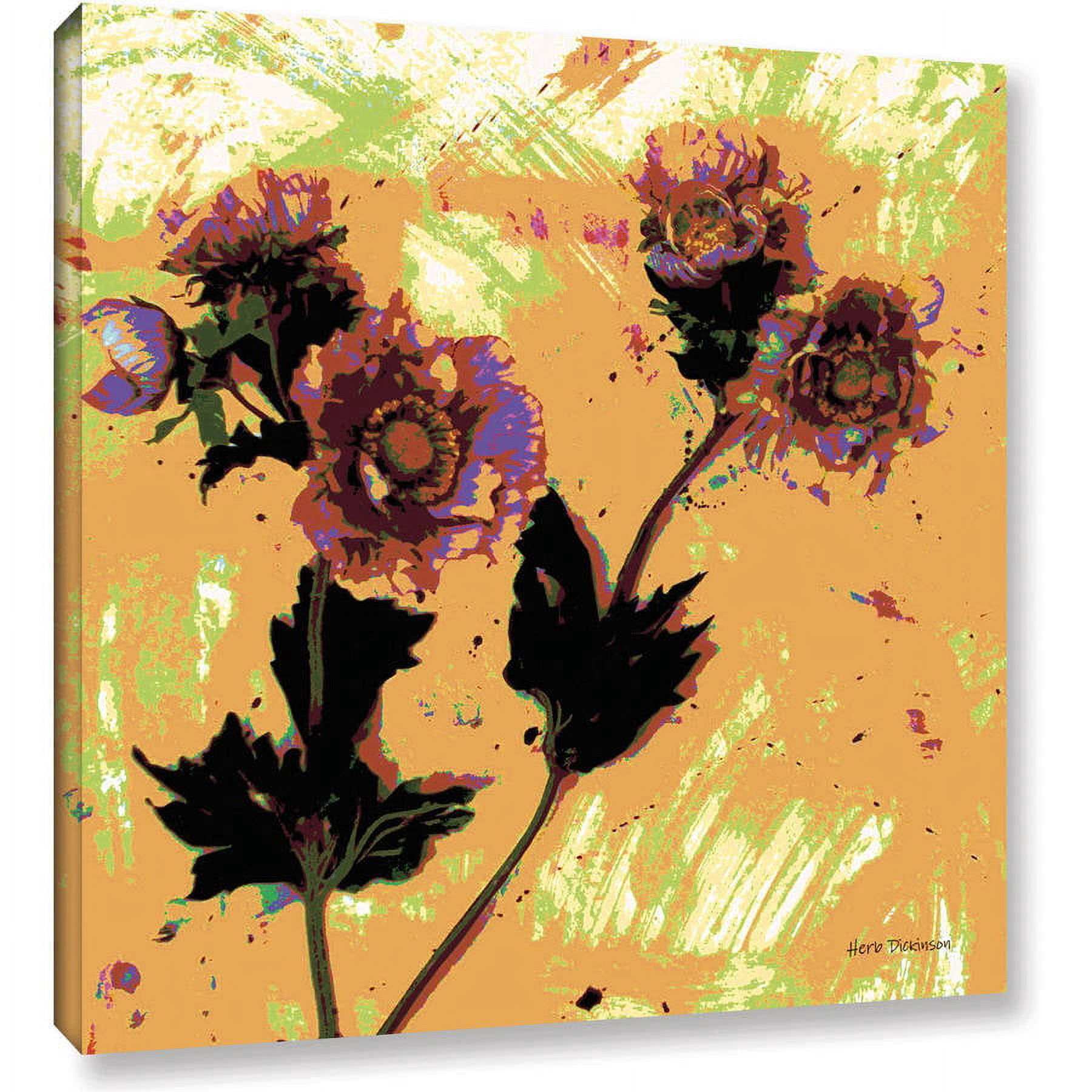ArtWall Herb Dickinson "Poppy Fantasy I" Gallery-Wrapped Canvas Art
