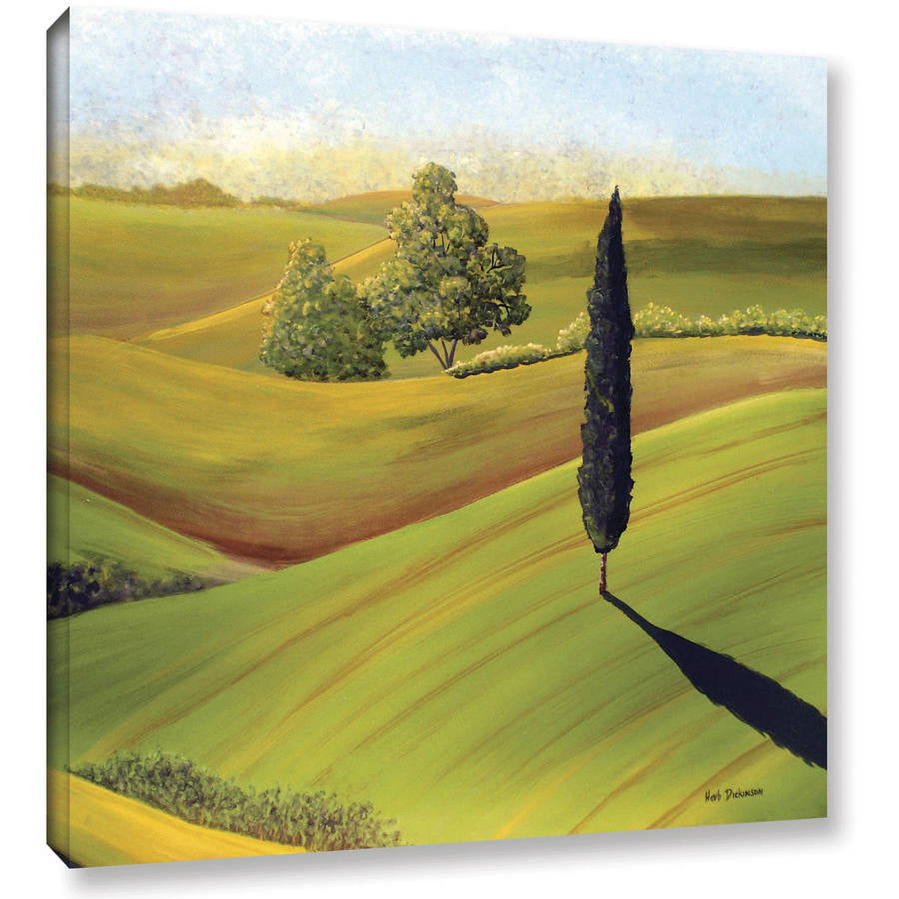 ArtWall Herb Dickinson "Rolling Hills I" Gallery-wrapped Canvas