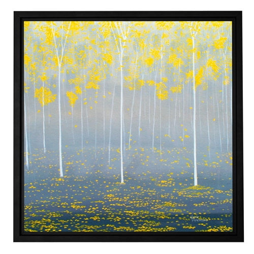 ArtWall 'Verda Forest 2' by Herb Dickinson Framed Graphic Art on Wrapped Canvas